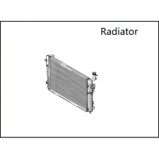 Radiator ( Radiator-Engine Cooling Water ) 