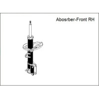 Absorber ( Absorber Front LH )  Mitsubishi Lancery 1995 2007 CK2A 