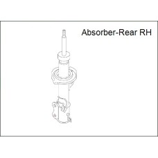 Absorber ( Absorber Rear RH / LH ) Mazda 6 2008 GH5FS Absorber ( Absorber Rear RH / LH ) Mazda 6 2008 GH5FS
