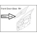 Glass ( Front Door Glass RH )  