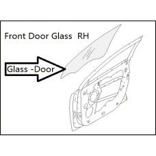 Glass ( Front Door Glass RH )  