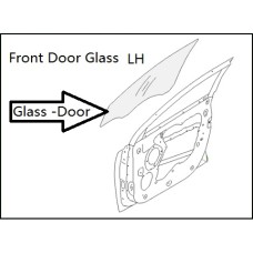Glass ( Front Door Glass LH )  