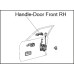 Handle-Front Door Outside RH DY5W Handle-Front Door Outside RH DY5W