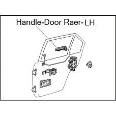 Handle LH ( Handle Front Door Outside LH )  