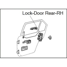 Lock ( Door Lock Rear RH )  