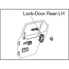 Lock ( Door Lock Rear LH )  