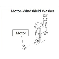 Motor ( Motor-Water washing windshield )  